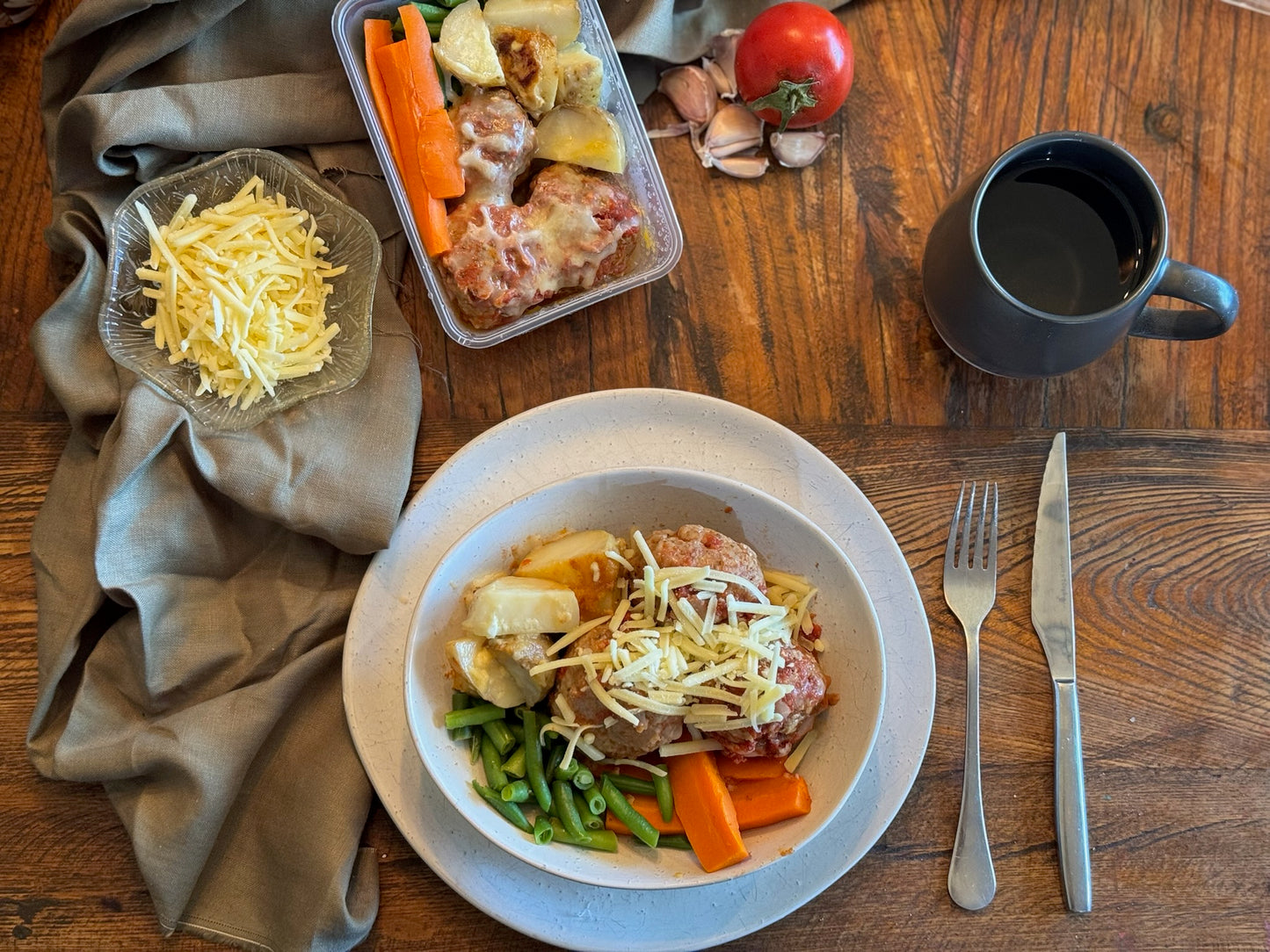 Italian Meatballs With Vegetables