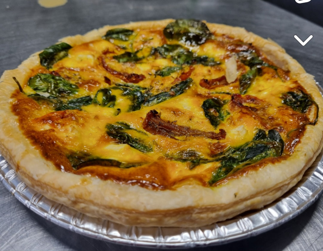 Quiche - Sundried Tomato, Feta & Spinach